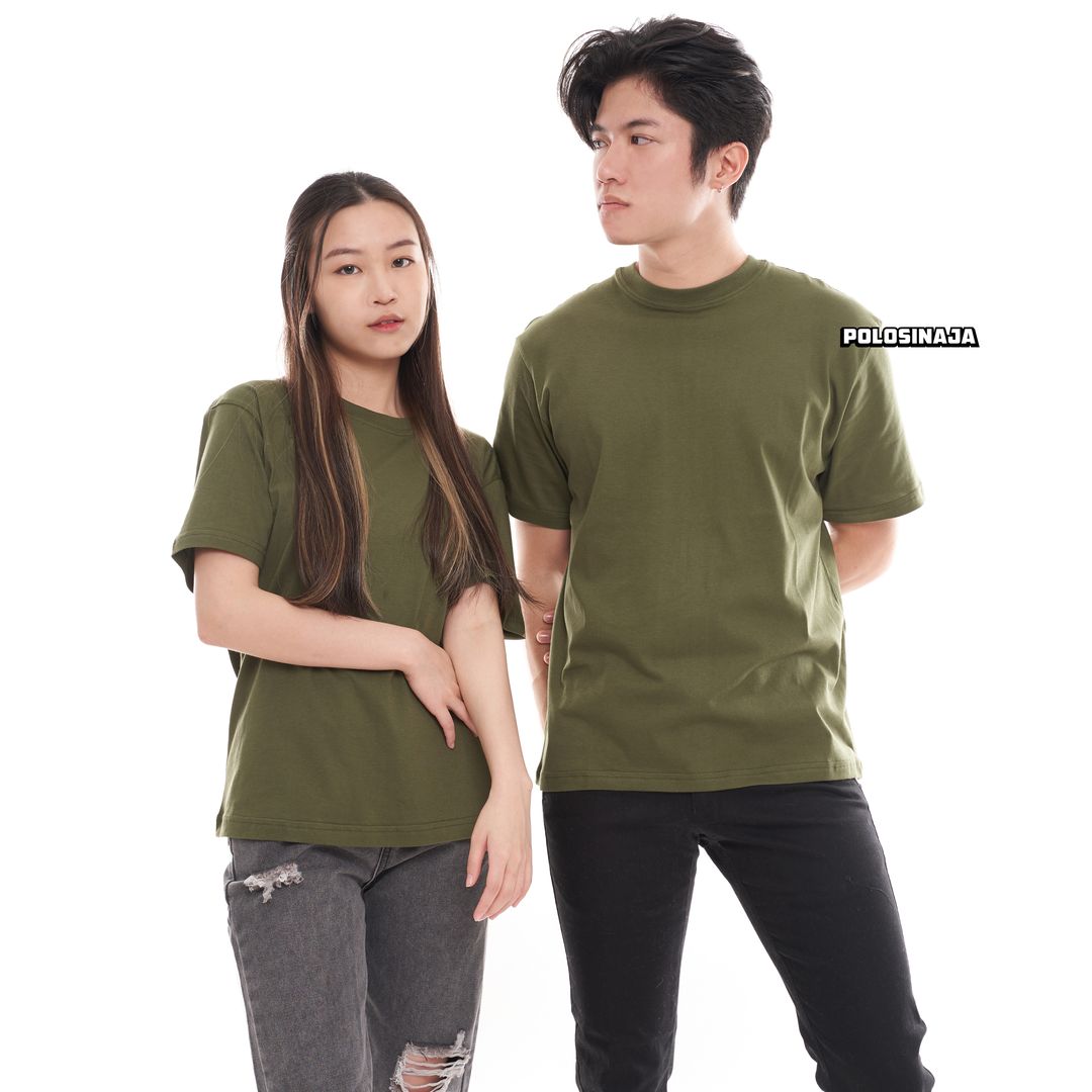 KAOS POLOS - HIJAU ARMY