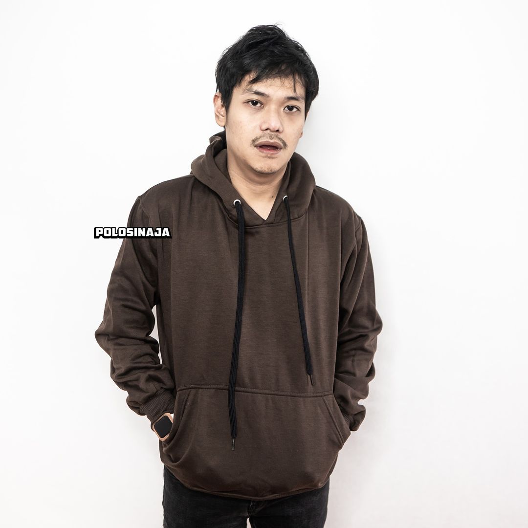 HOODIE JUMPER - BROWN