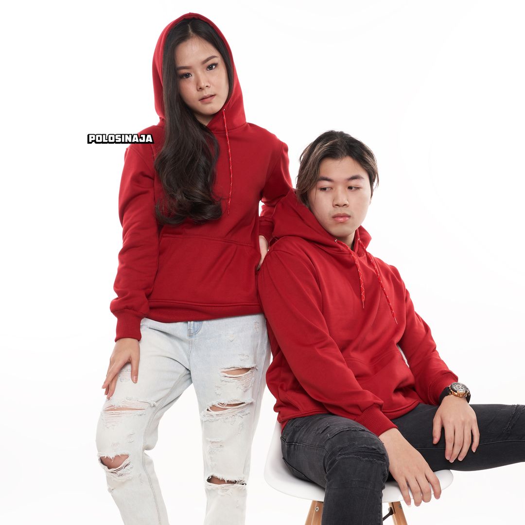 HOODIE JUMPER - MAROON