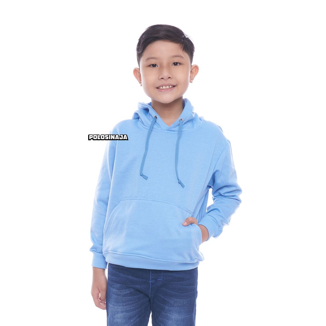 HOODIE JUMPER ANAK - BABY BLUE