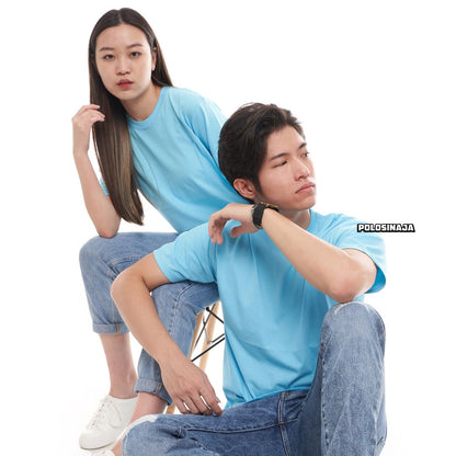 KAOS POLOS - BABY BLUE