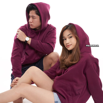 HOODIE JUMPER - BURGUNDY