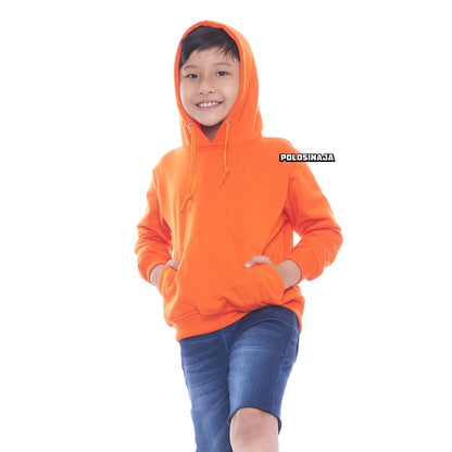 HOODIE JUMPER ANAK - ORANGE