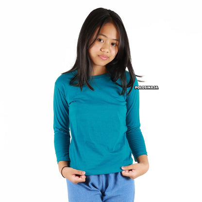 BASIC SWEATER ANAK - TEAL