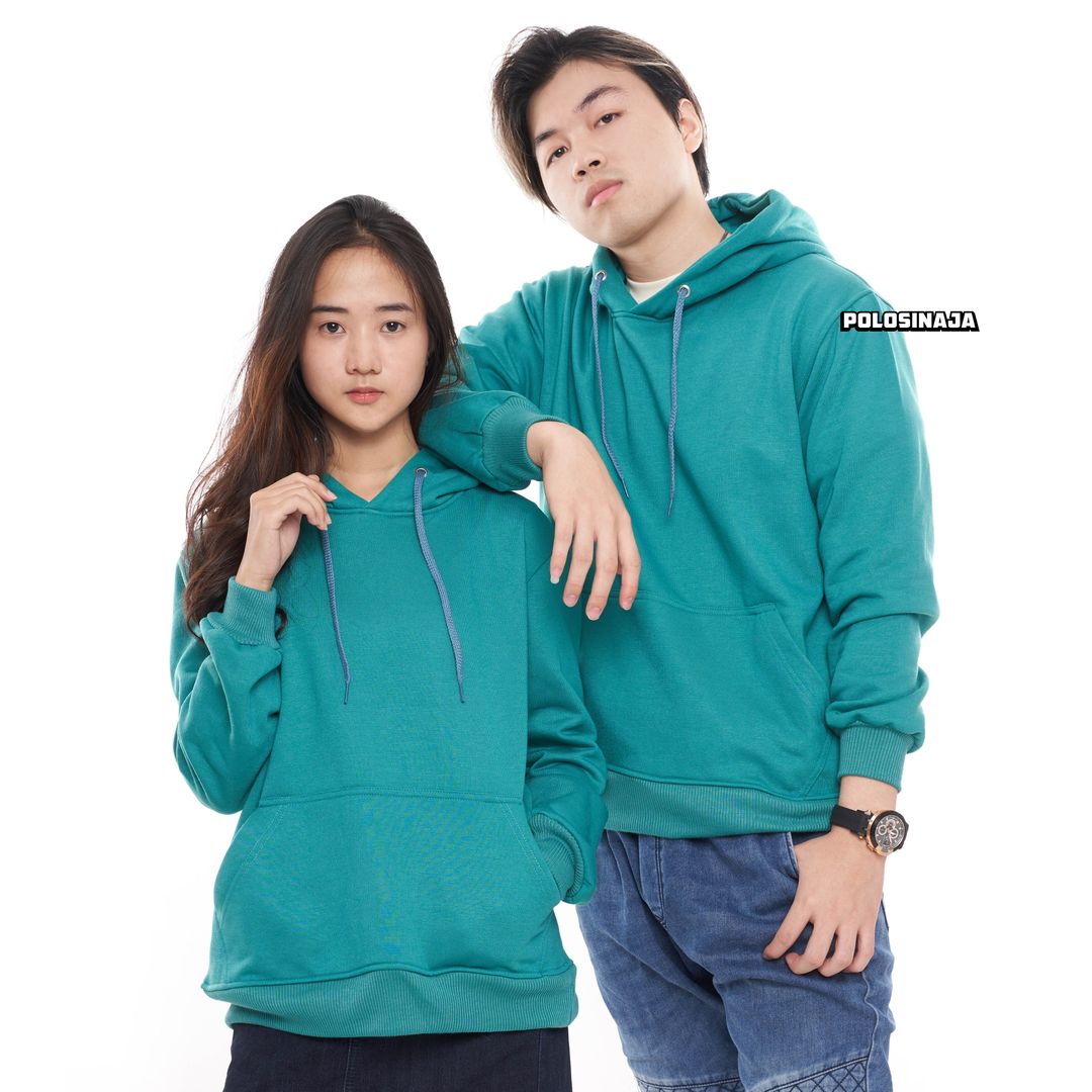 HOODIE JUMPER - TEAL