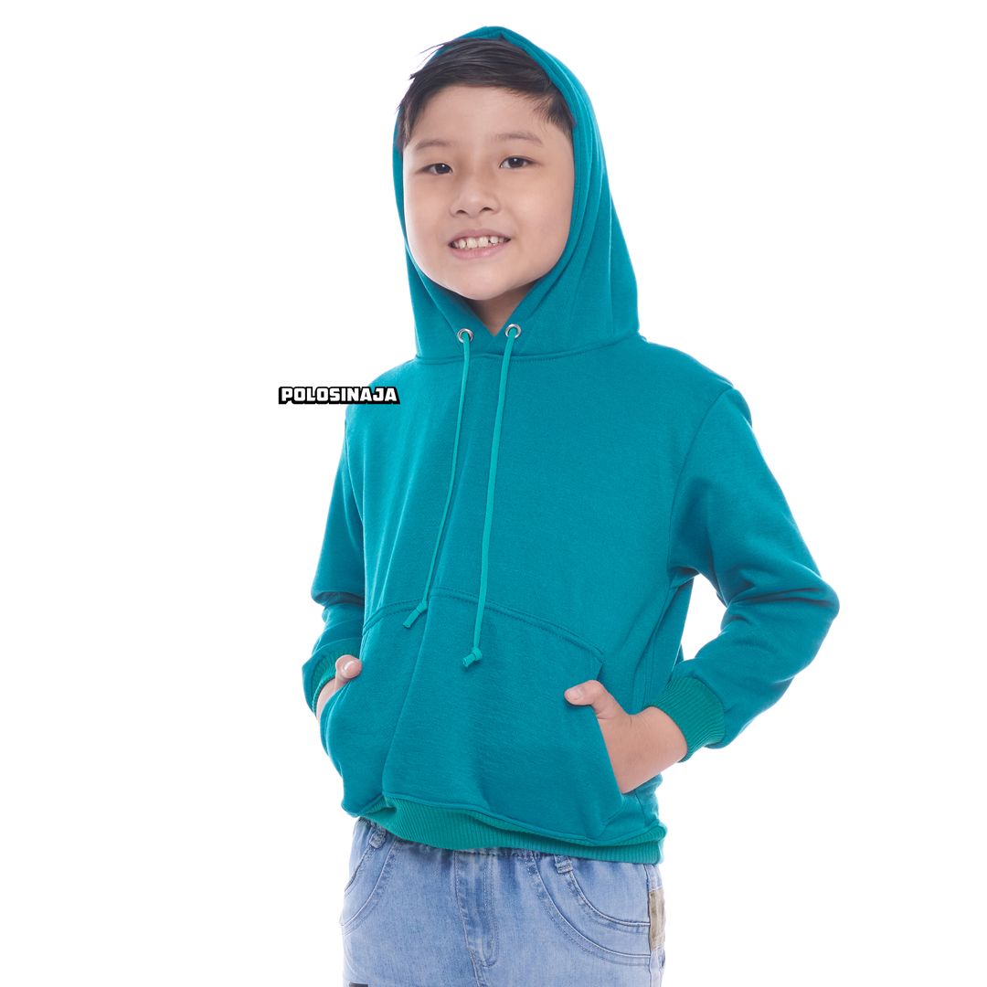 HOODIE JUMPER ANAK - TEAL