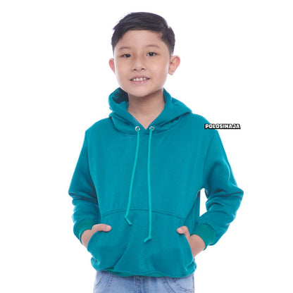 HOODIE JUMPER ANAK - TEAL