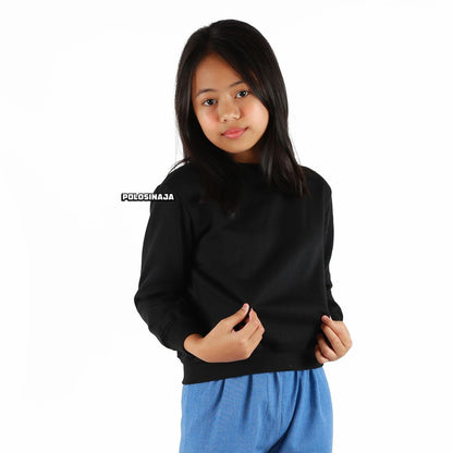 BASIC SWEATER ANAK - BLACK