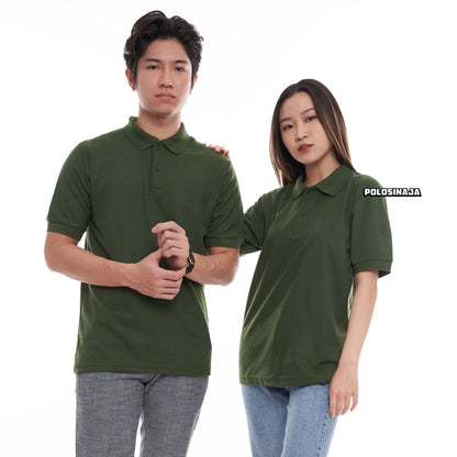 KAOS POLO - HIJAU ARMY