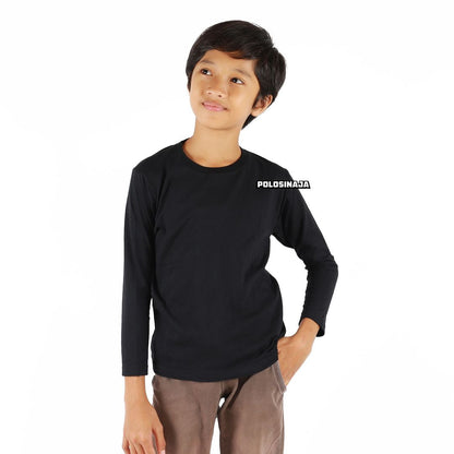 KAOS ANAK LENGAN PANJANG - BLACK