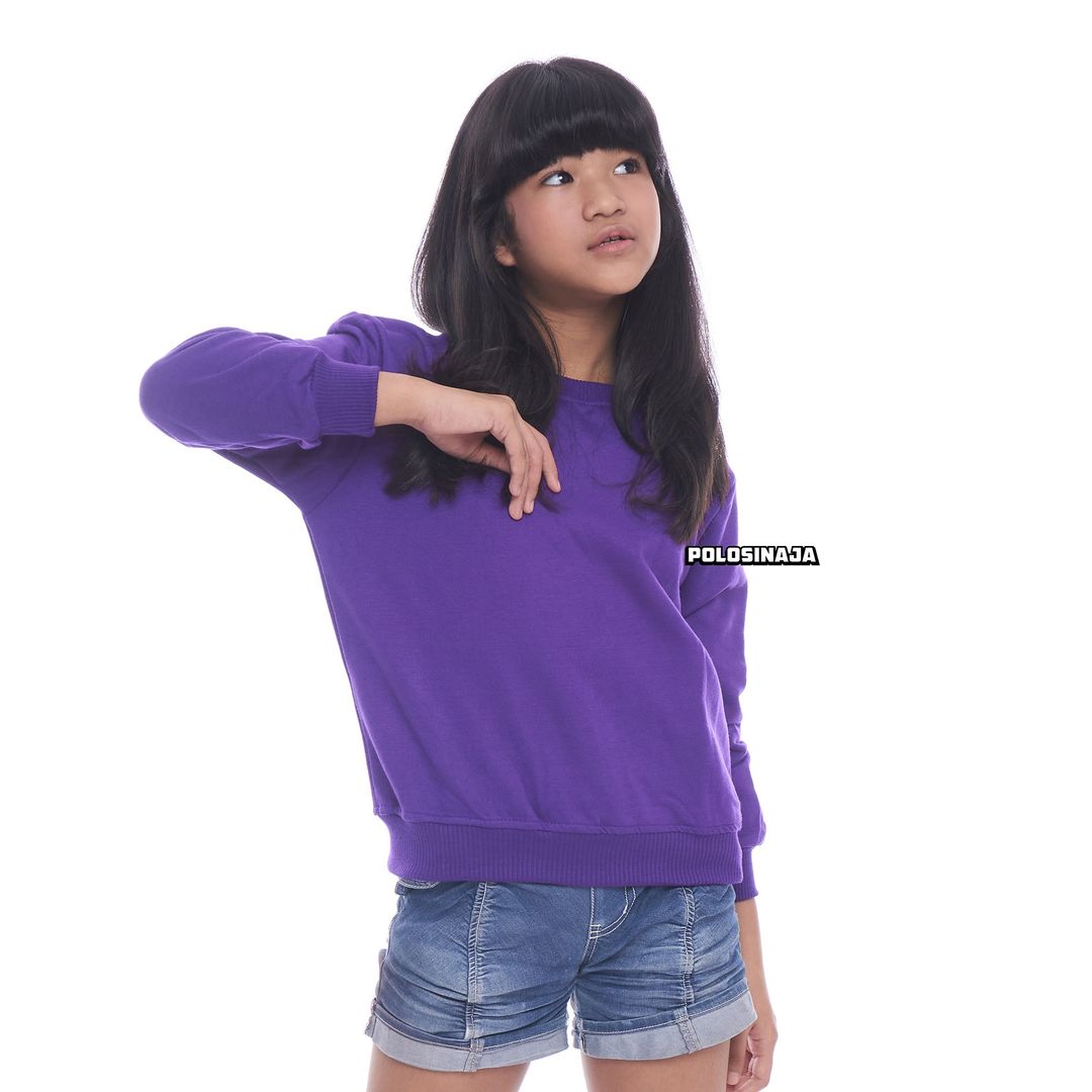 BASIC SWEATER ANAK - PURPLE