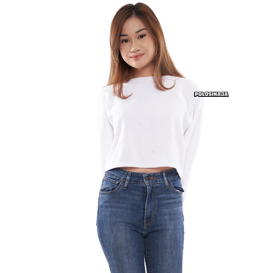 CROP SWEATER - WHITE