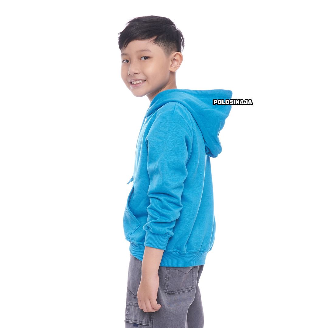 HOODIE JUMPER ANAK - TURKISH BLUE