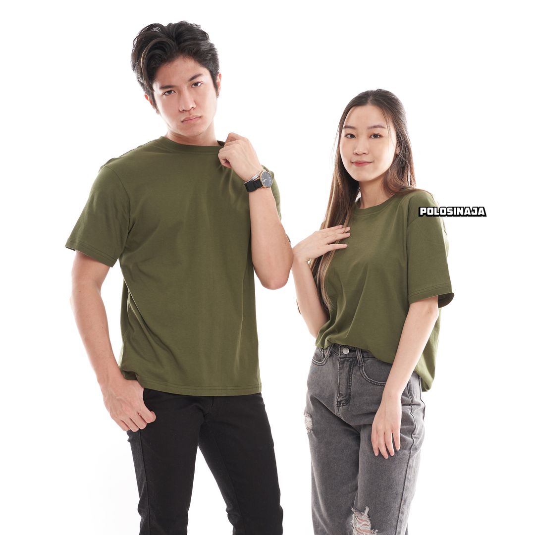 KAOS POLOS - HIJAU ARMY