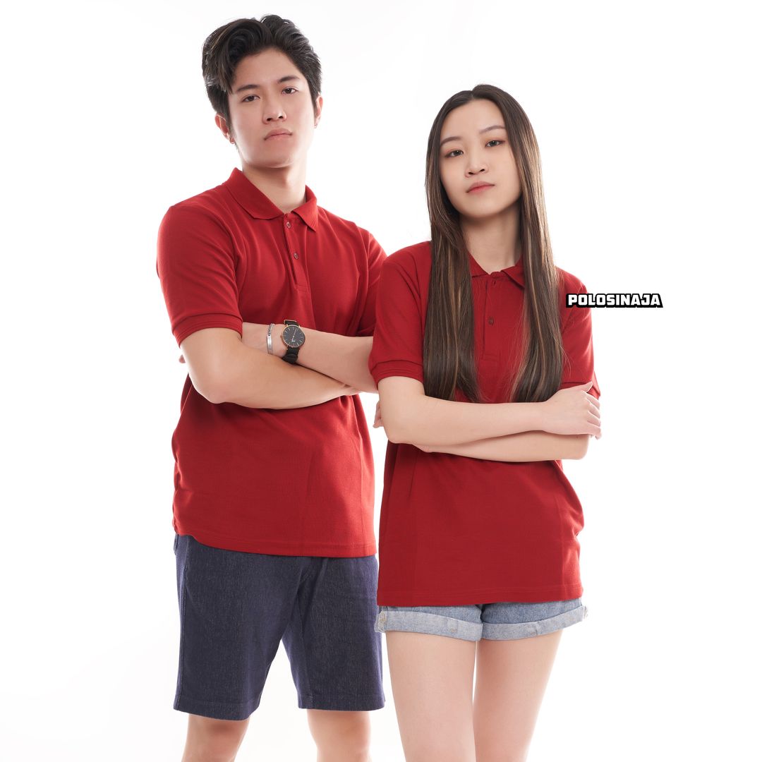 KAOS POLO - MERAH