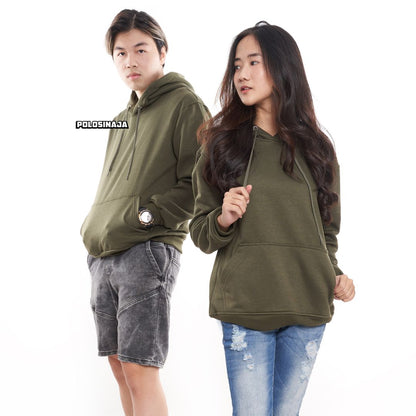 HOODIE JUMPER - HIJAU ARMY