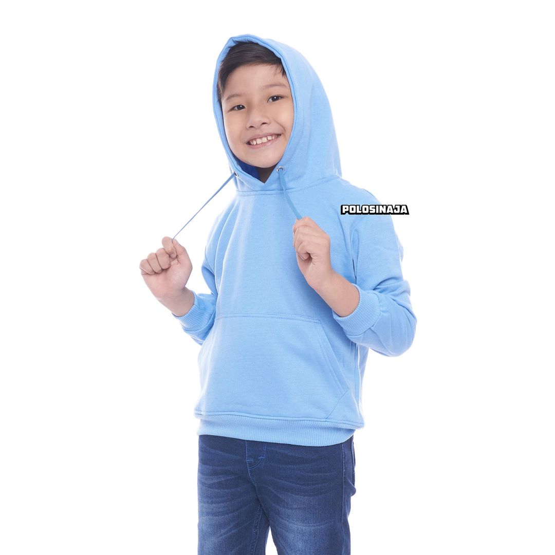 HOODIE JUMPER ANAK - BABY BLUE