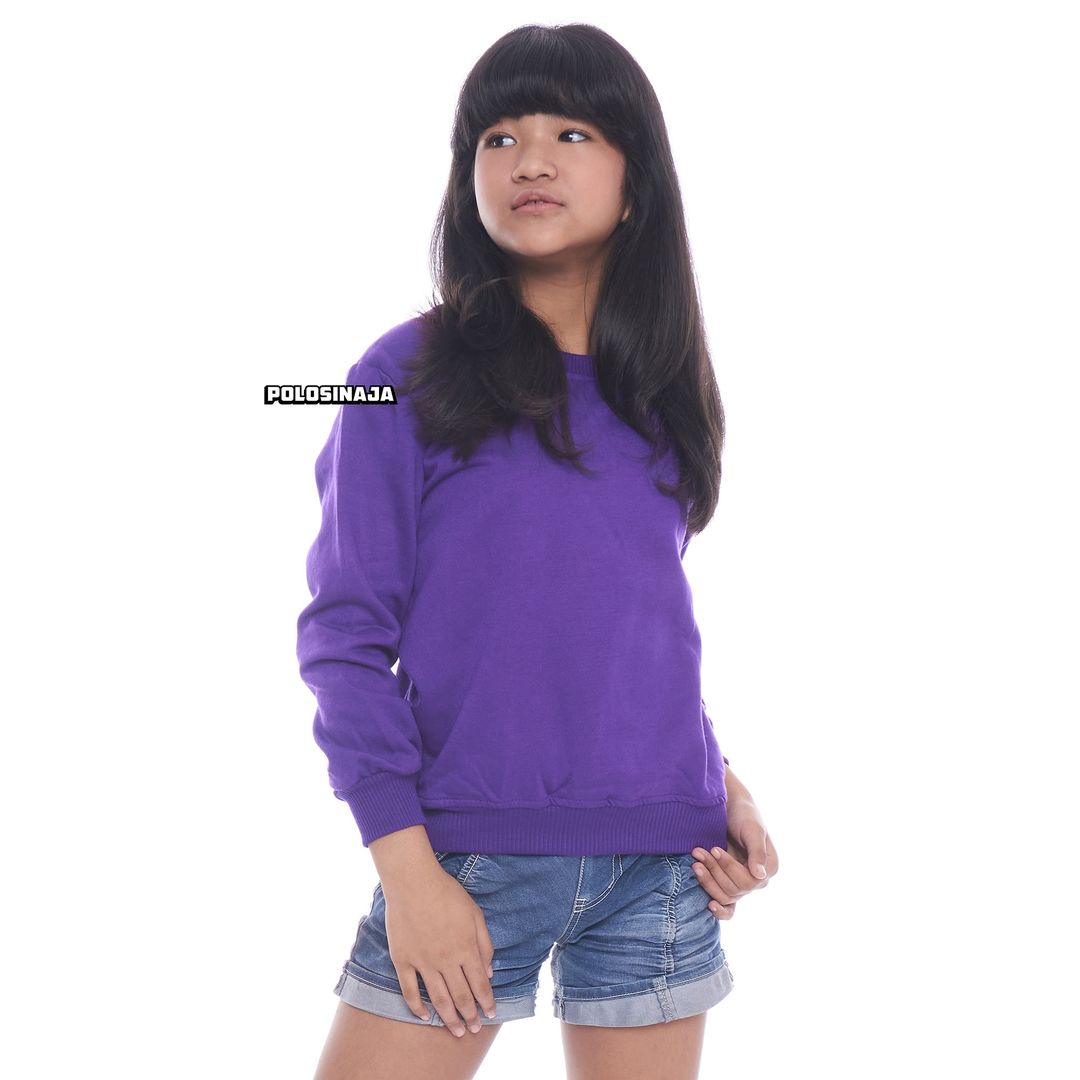 BASIC SWEATER ANAK - PURPLE