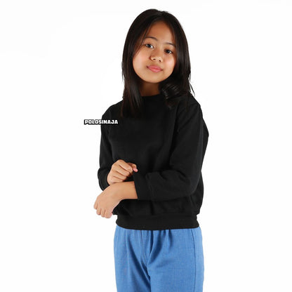 BASIC SWEATER ANAK - BLACK