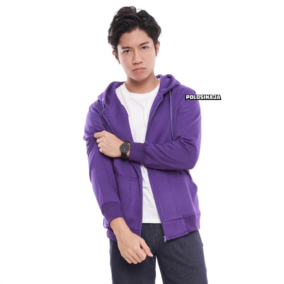 HOODIE ZIPPER - PURPLE