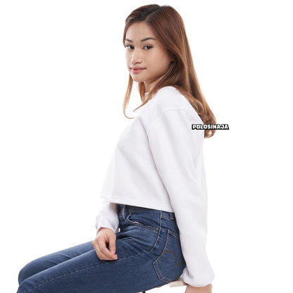 CROP SWEATER - WHITE