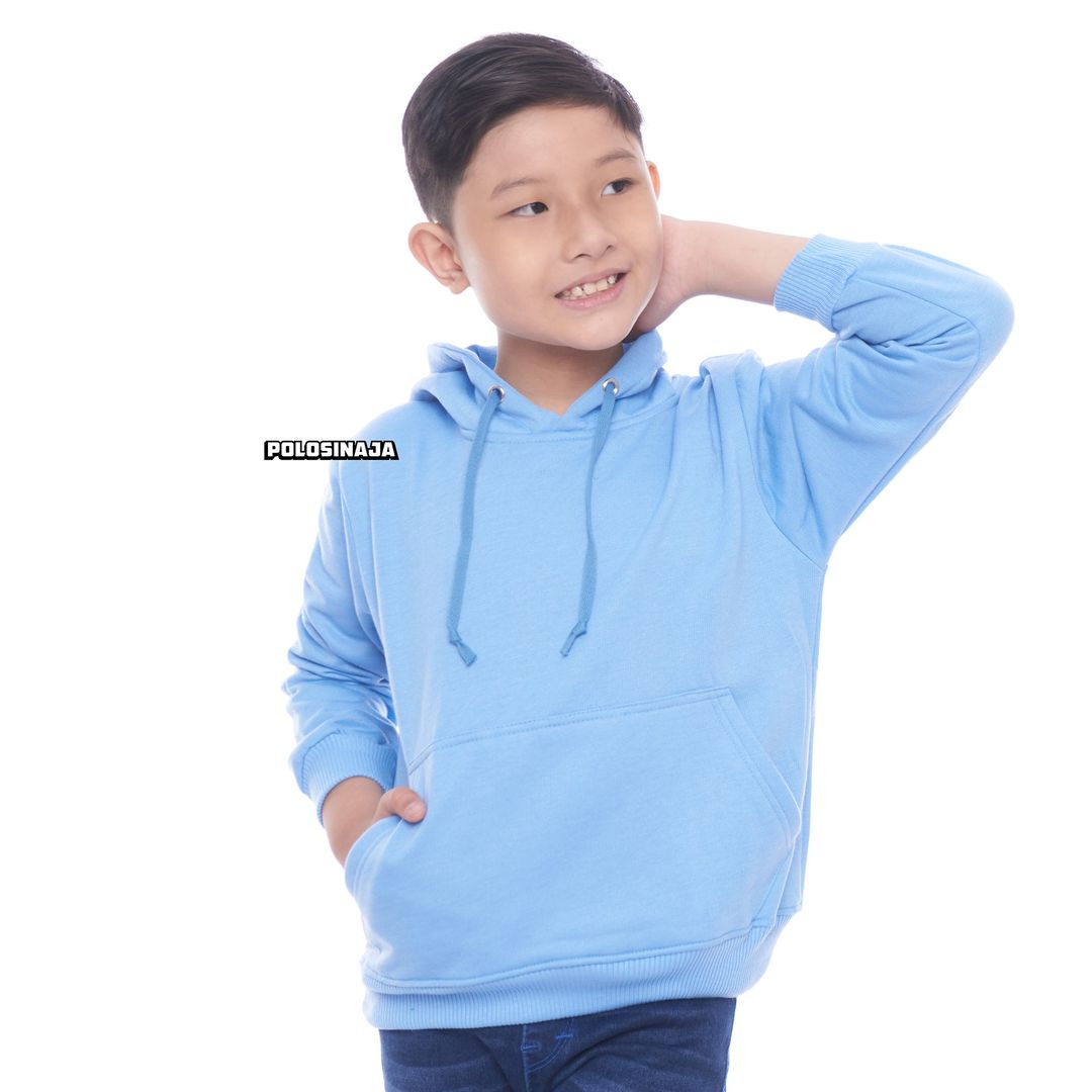 HOODIE JUMPER ANAK - BABY BLUE