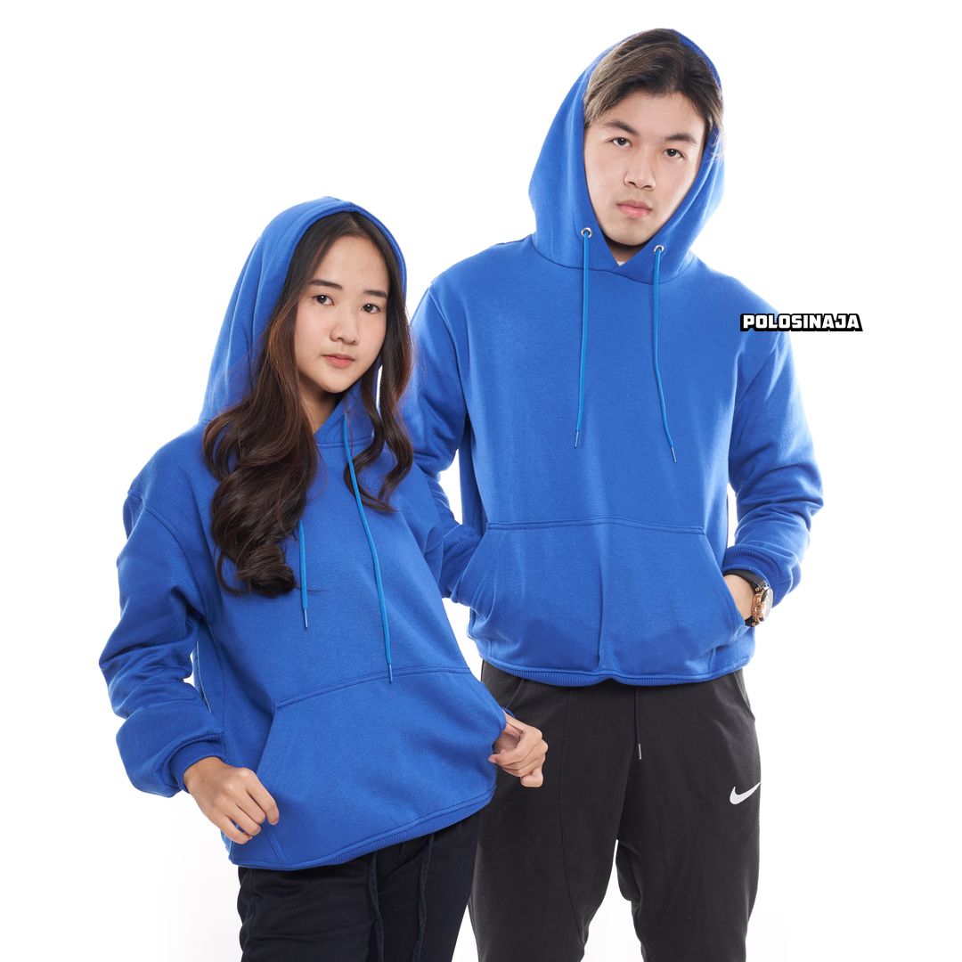 HOODIE JUMPER - ELECTRIC BLUE