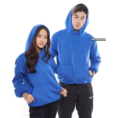 HOODIE JUMPER - ELECTRIC BLUE