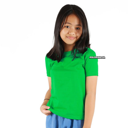 KAOS POLOS ANAK - HIJAU FUJI