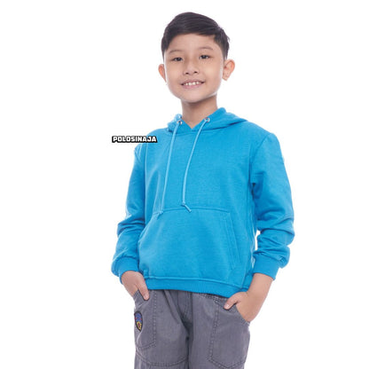 HOODIE JUMPER ANAK - TURKISH BLUE