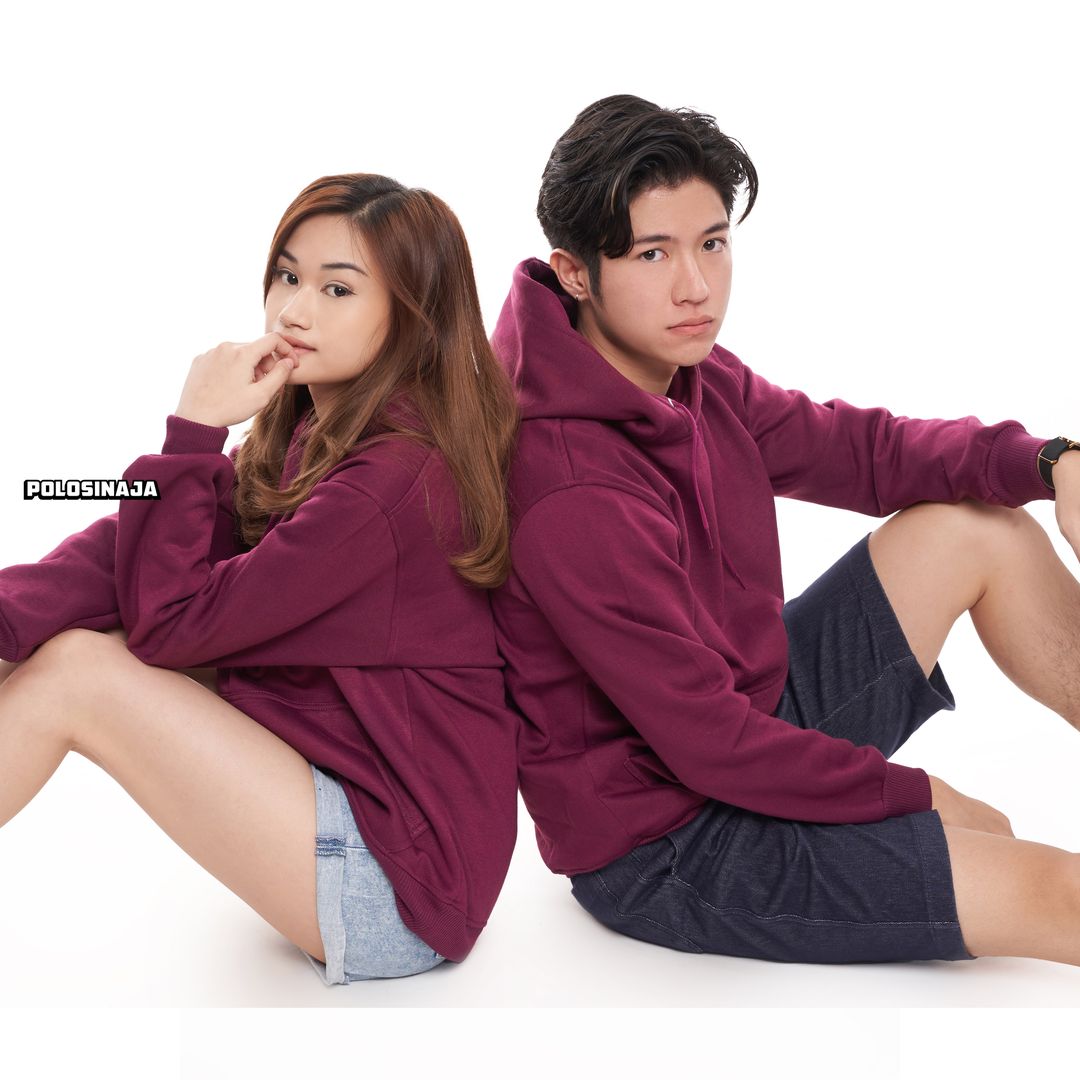 HOODIE JUMPER - BURGUNDY