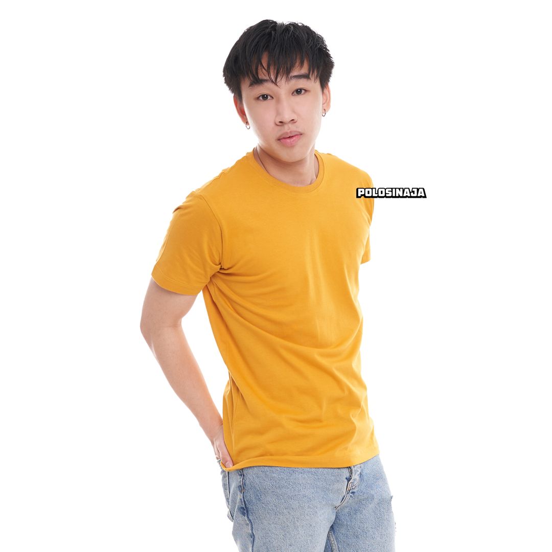 KAOS POLOS - MUSTARD