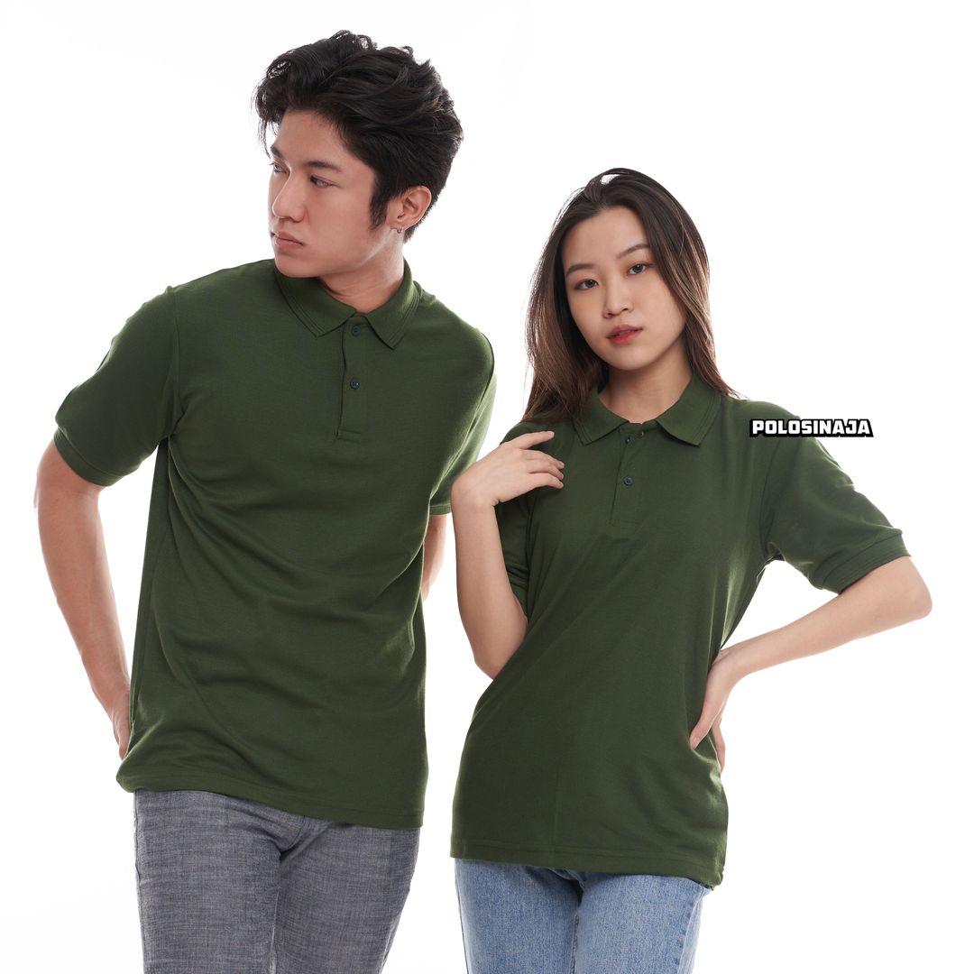 KAOS POLO - HIJAU ARMY