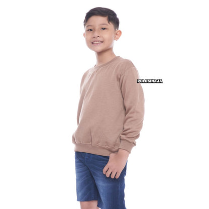 BASIC SWEATER ANAK - BEIGE