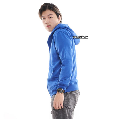 HOODIE ZIPPER - ELECTRIC BLUE