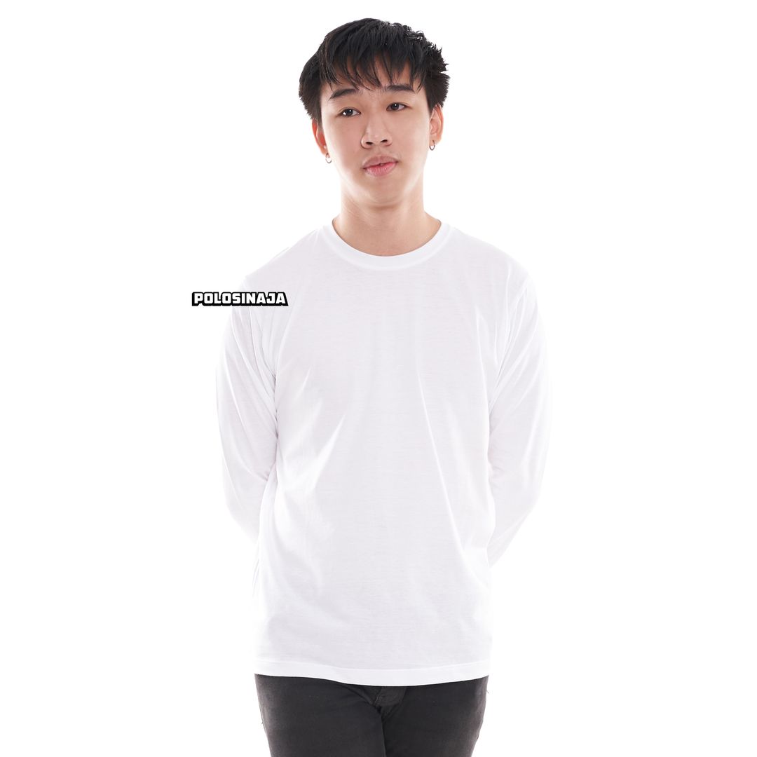 KAOS LENGAN PANJANG - WHITE