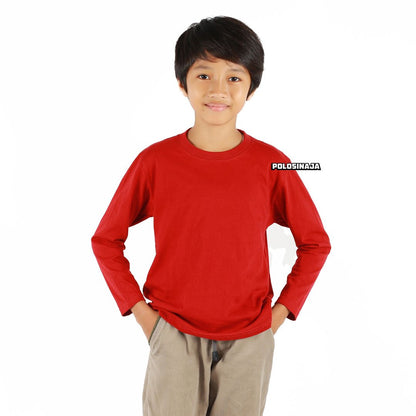 KAOS ANAK LENGAN PANJANG - MAROON