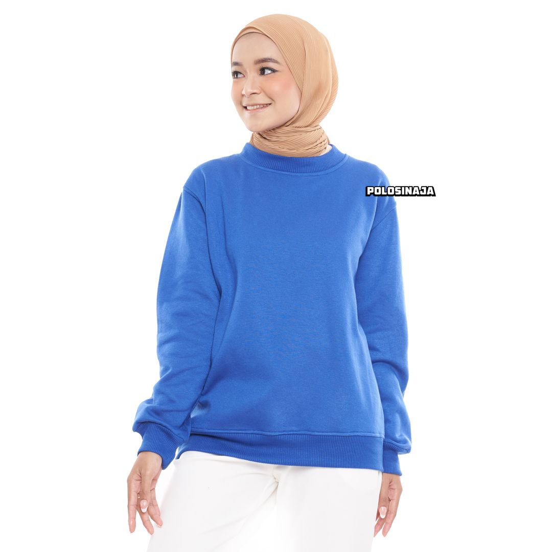 BASIC SWEATER - ELECTRIC BLUE