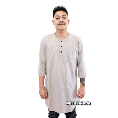 KAOS KOKO KURTA - COKLAT MUDA