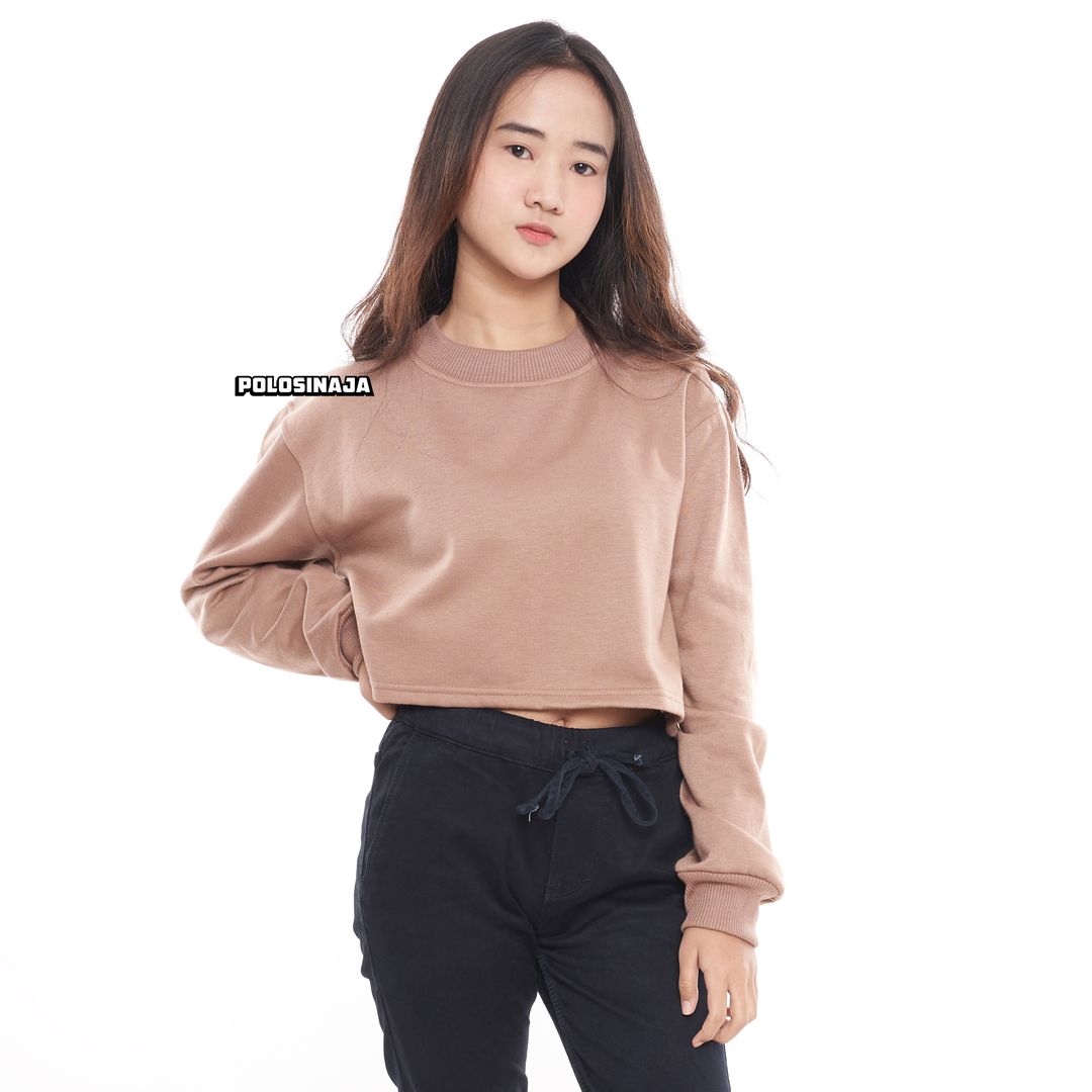 CROP SWEATER - BEIGE