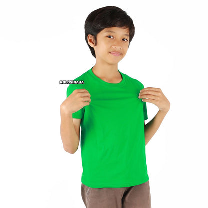 KAOS POLOS ANAK - HIJAU FUJI