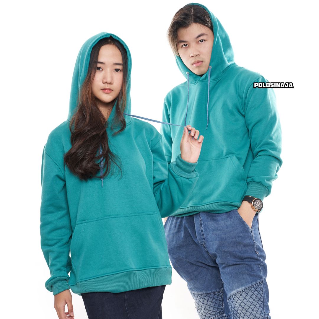 HOODIE JUMPER - TEAL