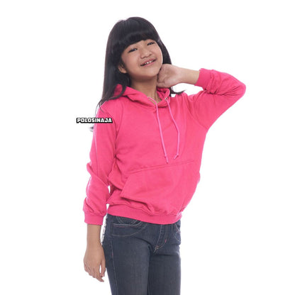 HOODIE JUMPER ANAK - PINK FANTA