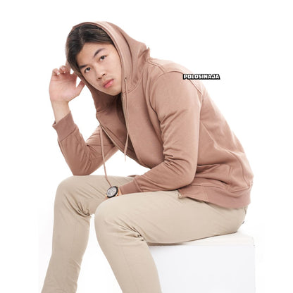 HOODIE ZIPPER - BEIGE