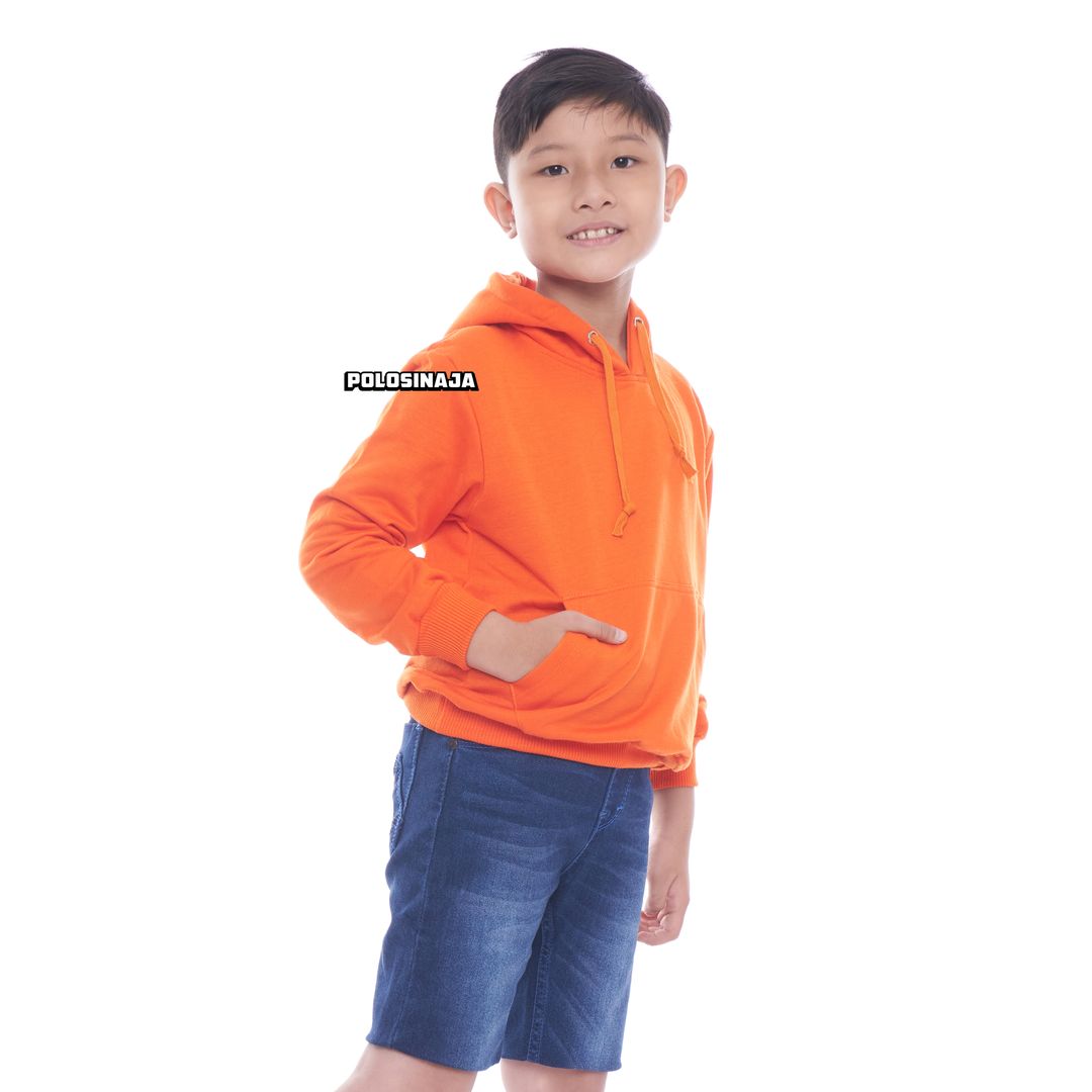 HOODIE JUMPER ANAK - ORANGE