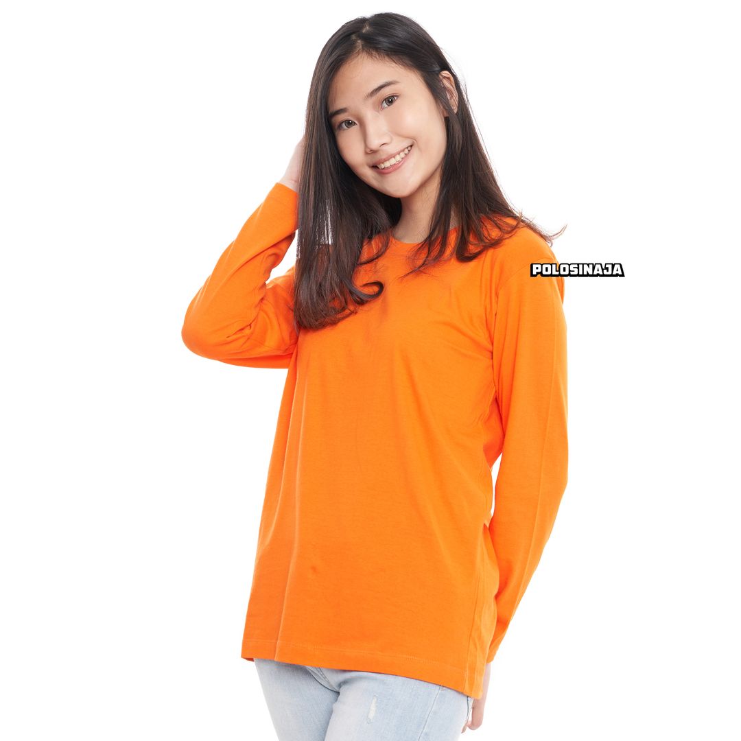 KAOS LENGAN PANJANG - ORANGE