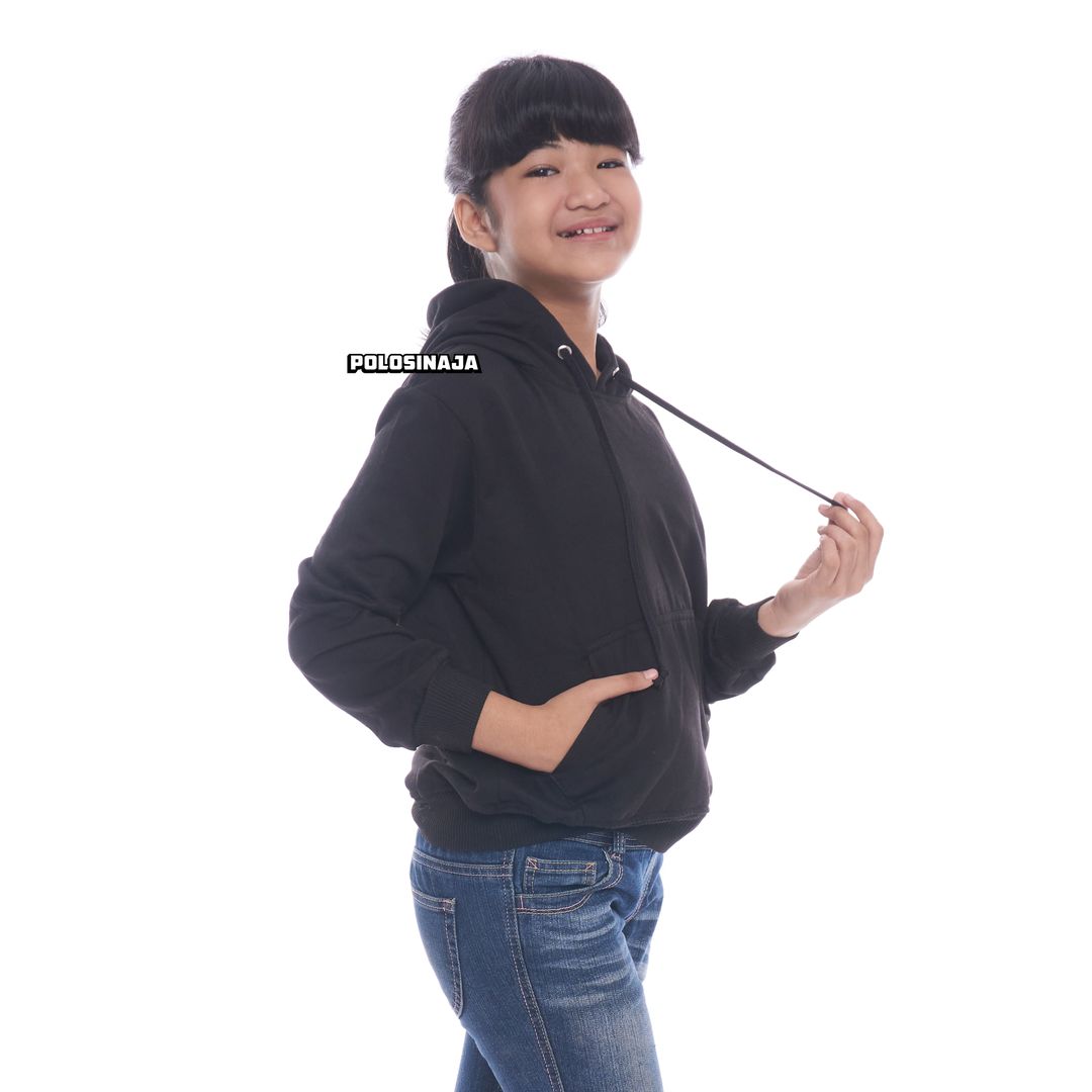 HOODIE JUMPER ANAK - BLACK