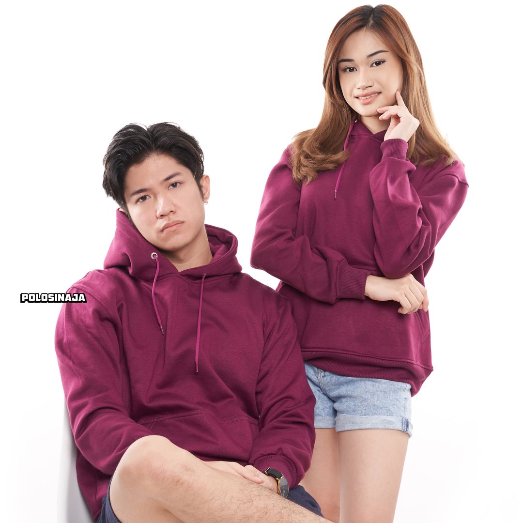 HOODIE JUMPER - BURGUNDY