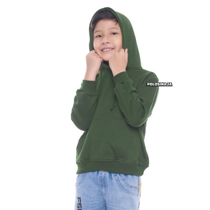 HOODIE JUMPER ANAK - HIJAU ARMY