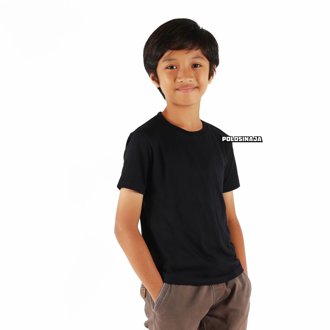 KAOS POLOS ANAK - BLACK